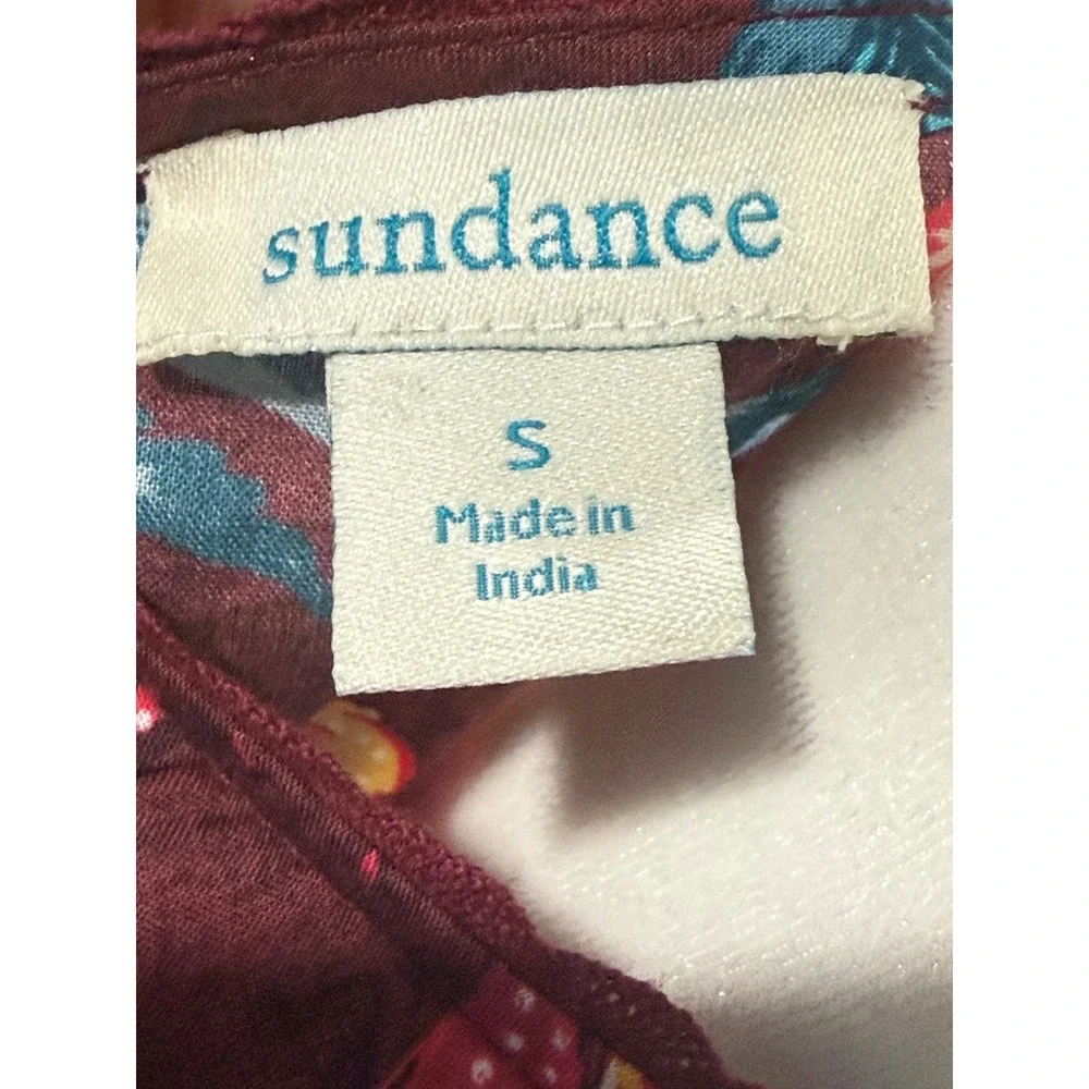Sundance NWOT Eternal Summer Dress Boho Floral Tiered Midi Dress‎ Size S